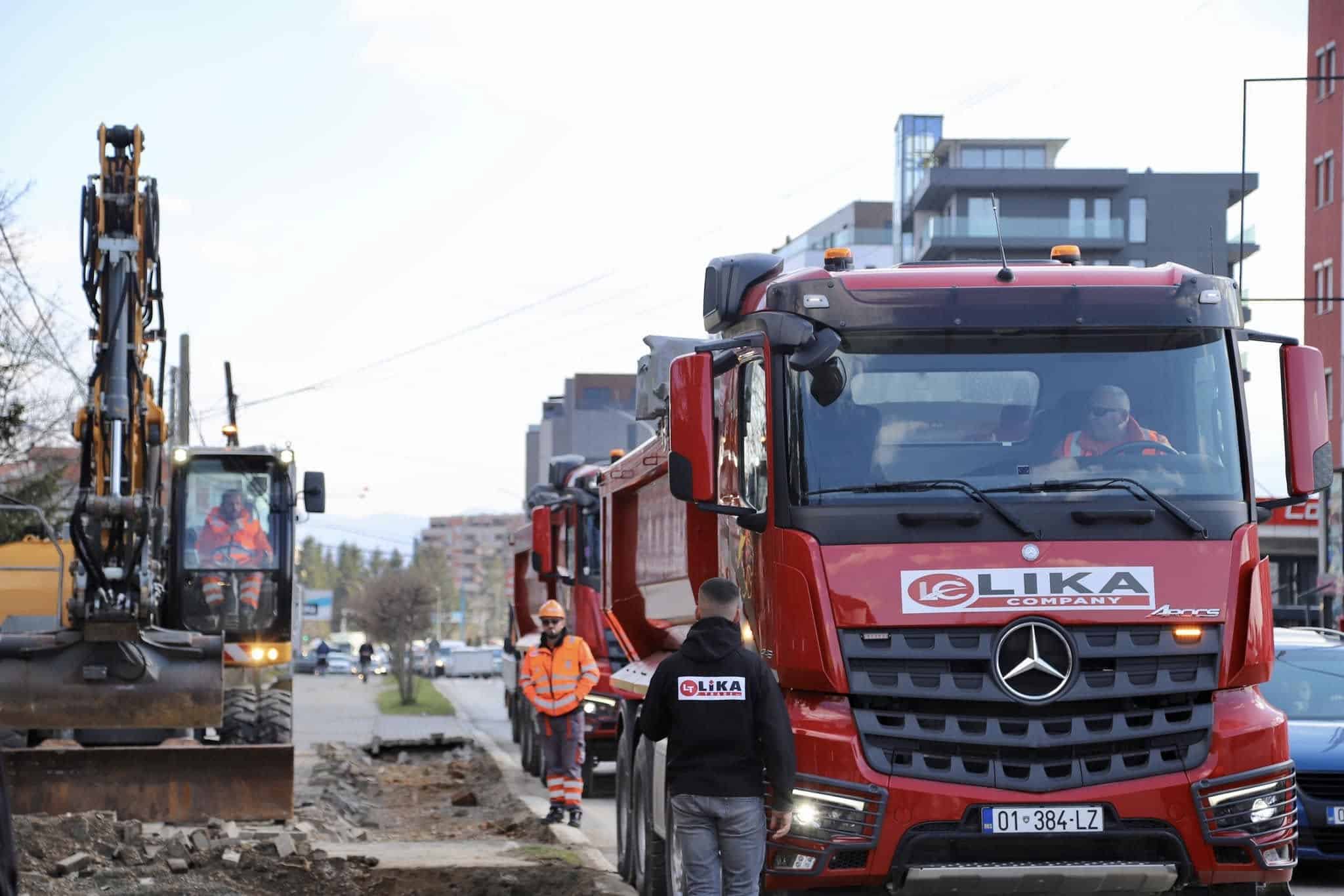 Nisin punimet në ndërtimin e tranzitit