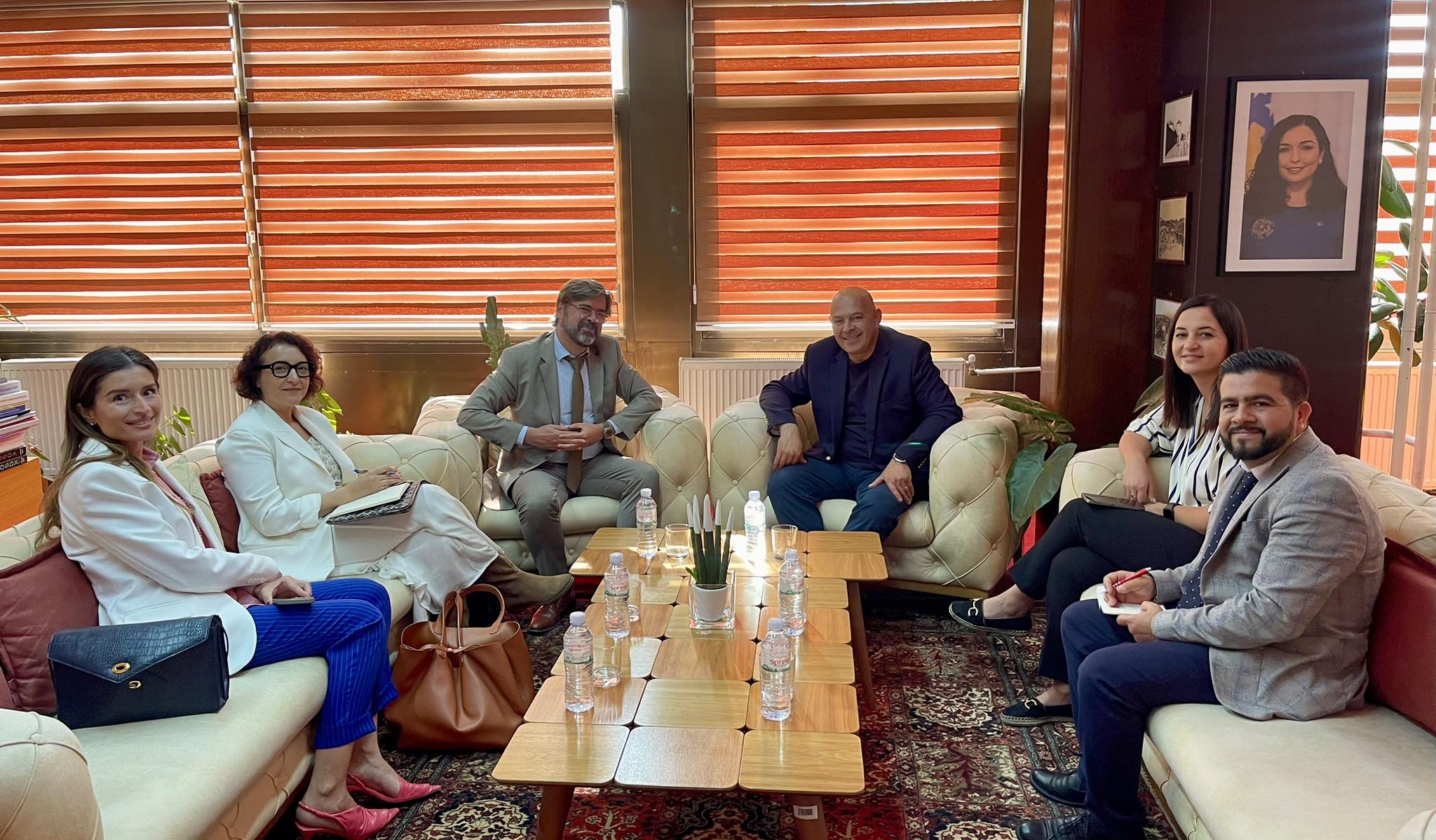 Kryetari Gjini priti në takim përfaqësues të Këshillit të Evropës për forcimin e qeverisjes dhe demokracisë pjesëmarrëse